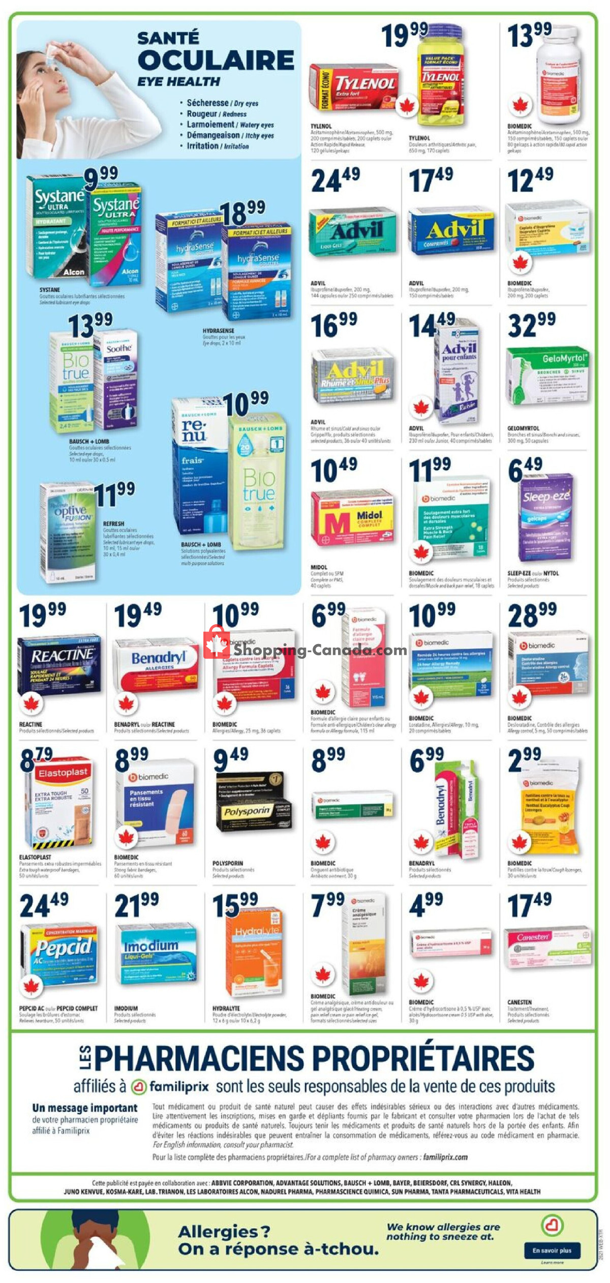 Familiprix flyer from Thursday May 21, 2026 to Wednesday May 27, 2026 - page 3