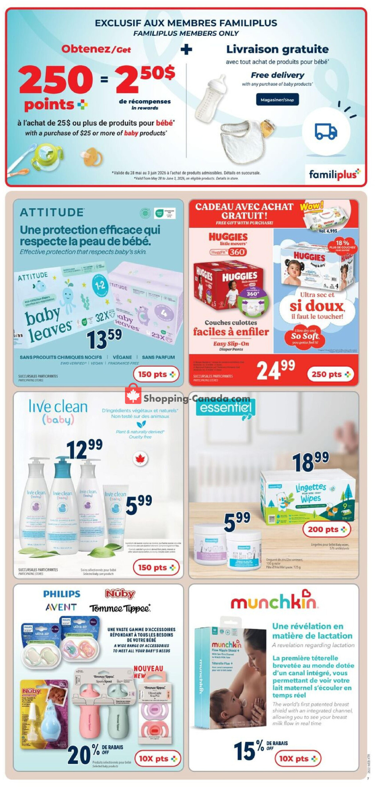 Familiprix flyer from Thursday May 28, 2026 to Wednesday June 3, 2026 - page 7