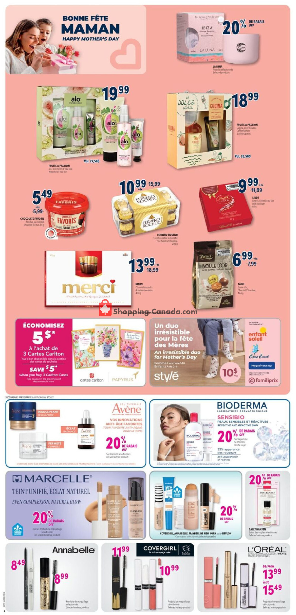 Familiprix flyer from Thursday May 7, 2026 to Wednesday May 13, 2026 - page 4