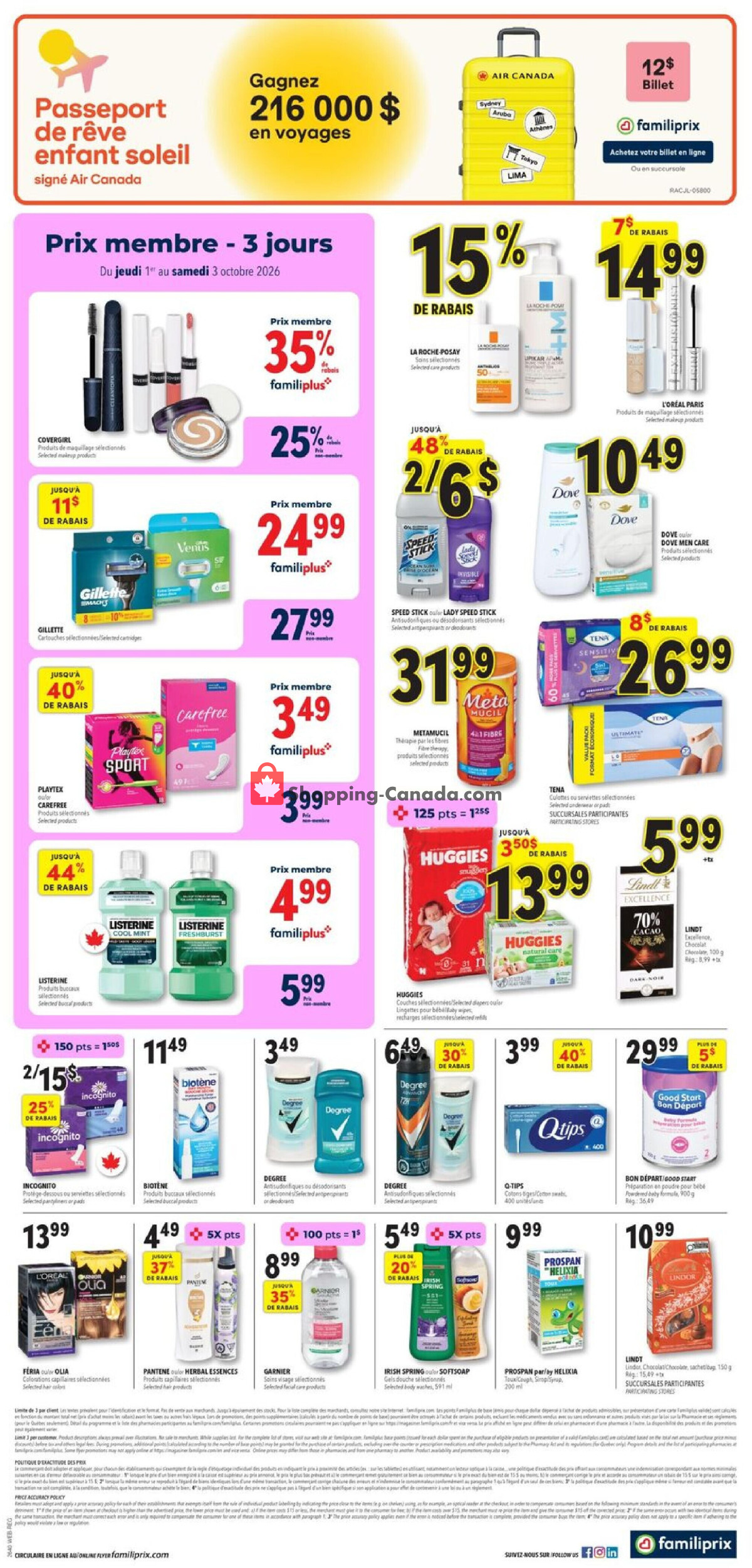 Familiprix flyer from Thursday October 1, 2026 to Wednesday October 7, 2026 - page 2