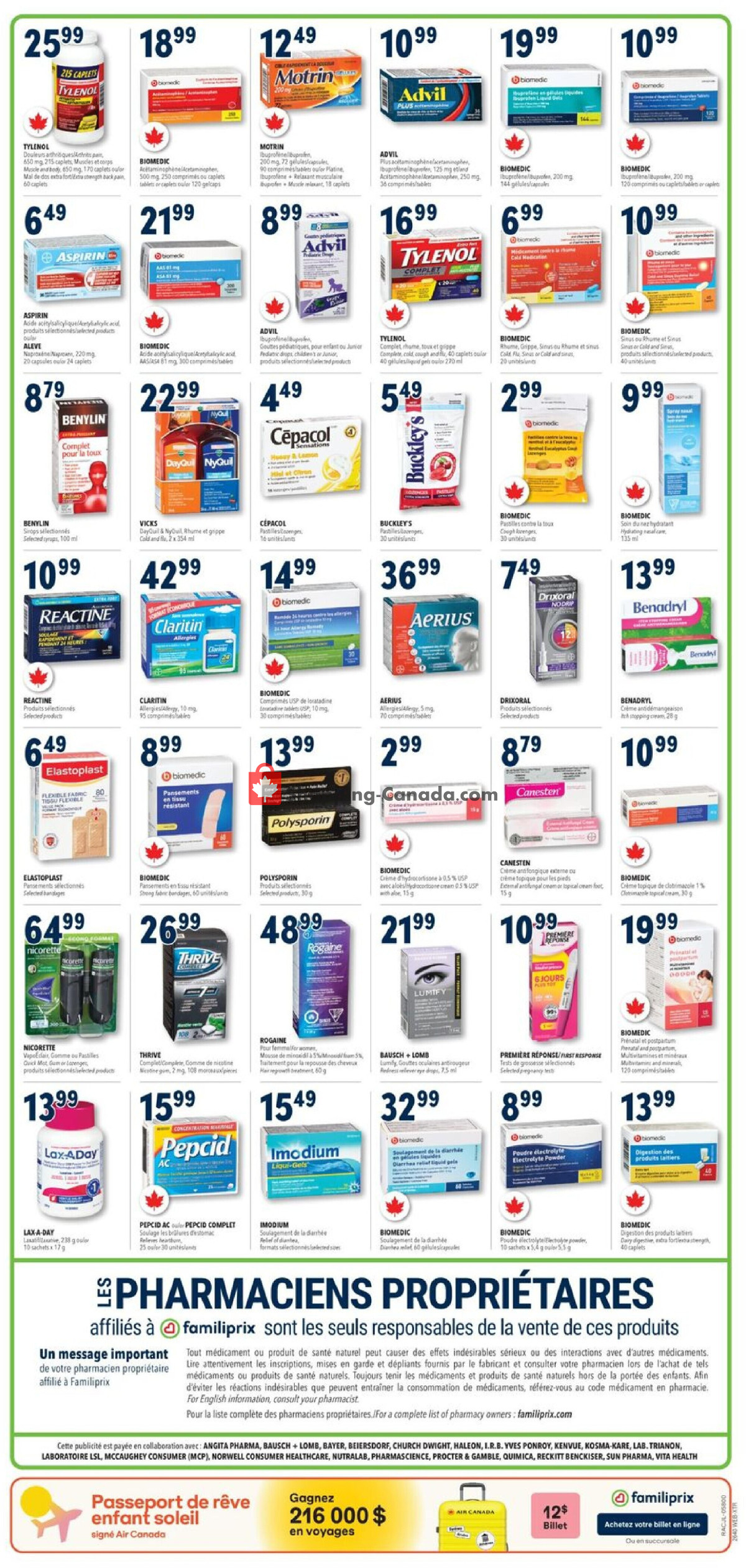 Familiprix flyer from Thursday October 1, 2026 to Wednesday October 7, 2026 - page 4
