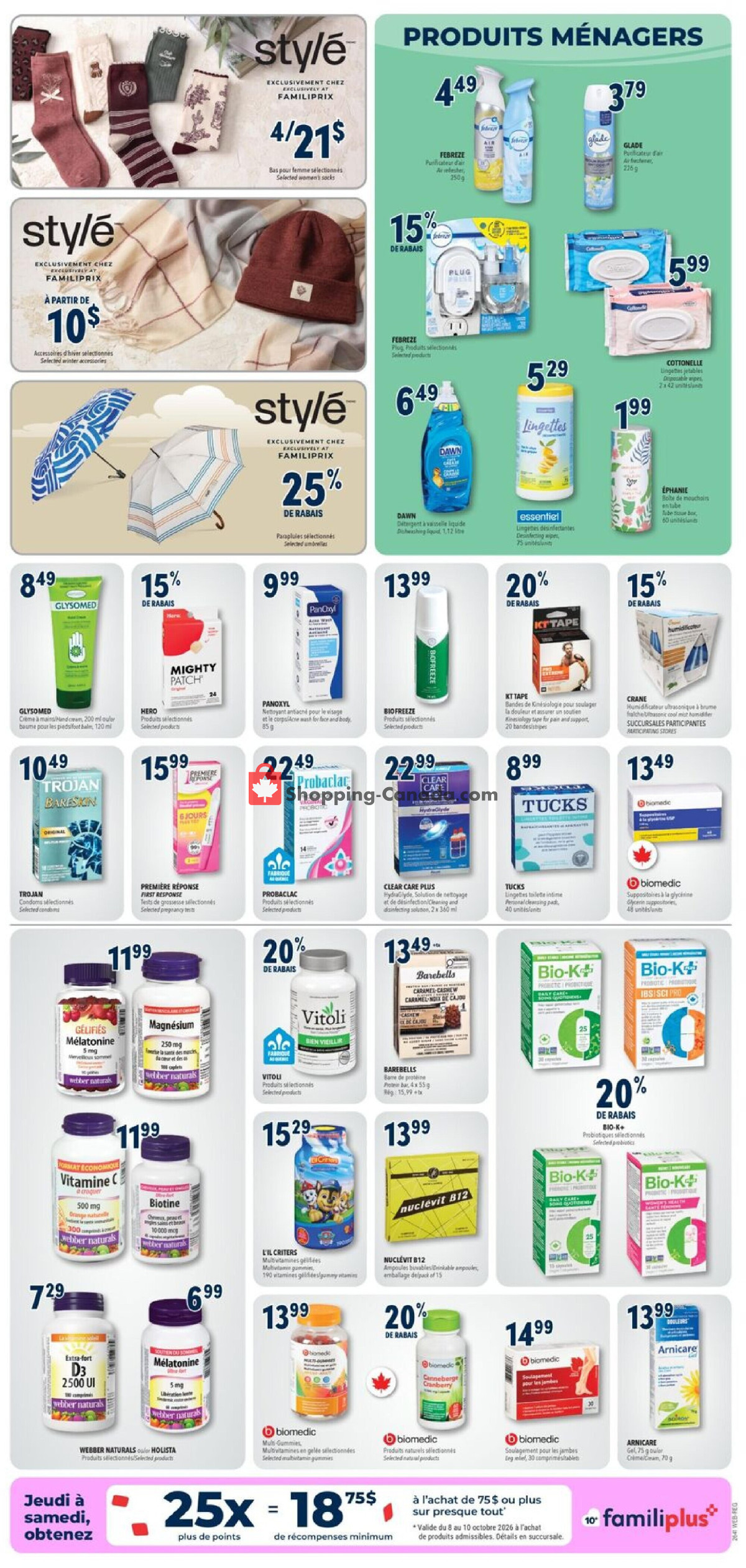 Familiprix flyer from Thursday October 8, 2026 to Wednesday October 14, 2026 - page 11