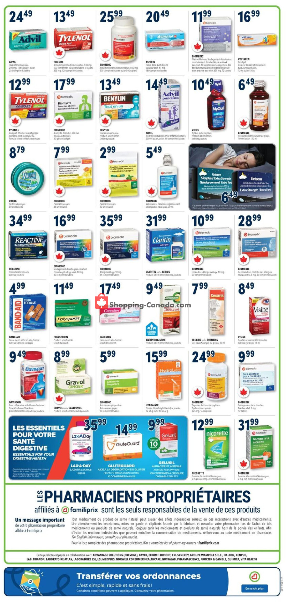 Familiprix flyer from Thursday October 8, 2026 to Wednesday October 14, 2026 - page 4