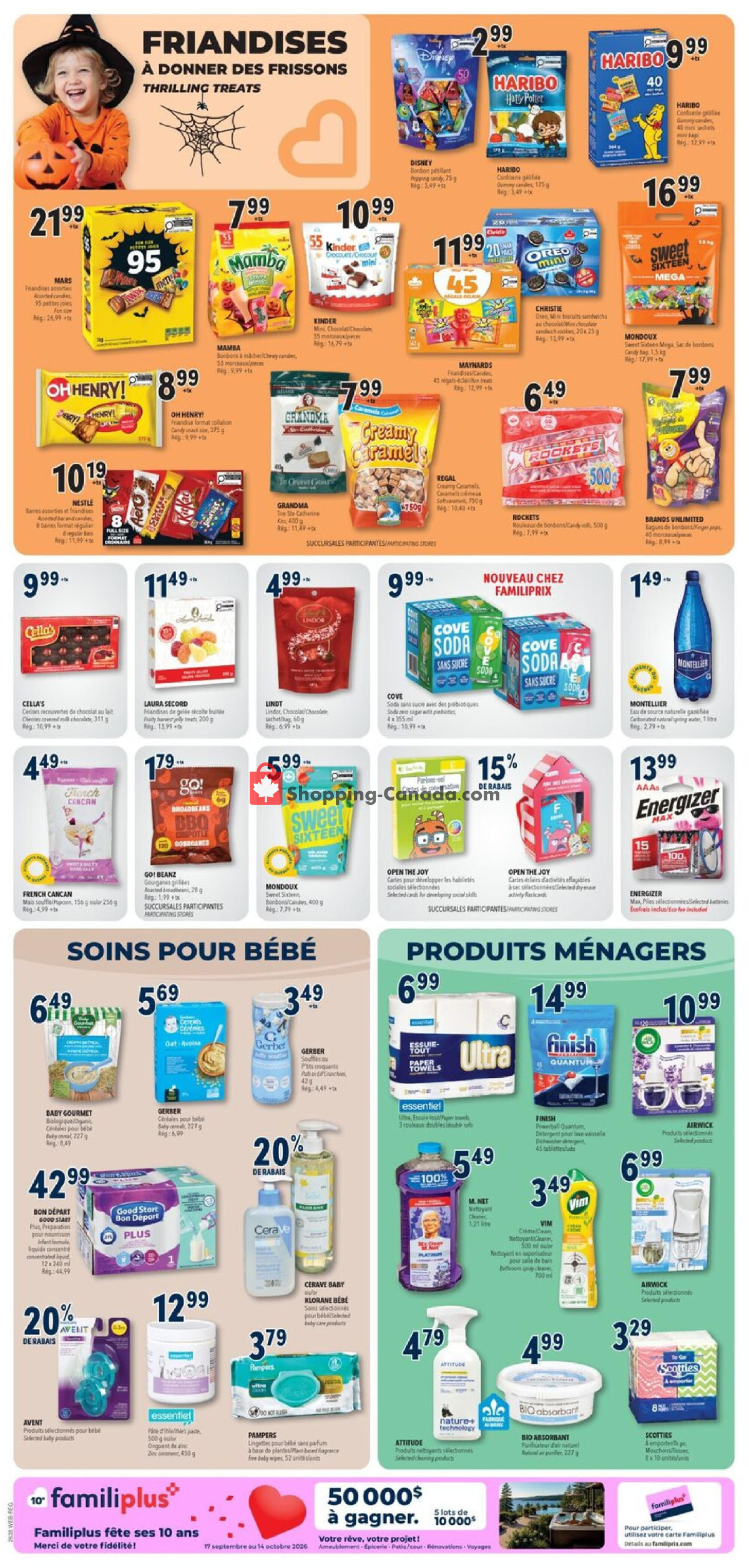 Familiprix flyer from Thursday September 17, 2026 to Wednesday September 23, 2026 - page 10