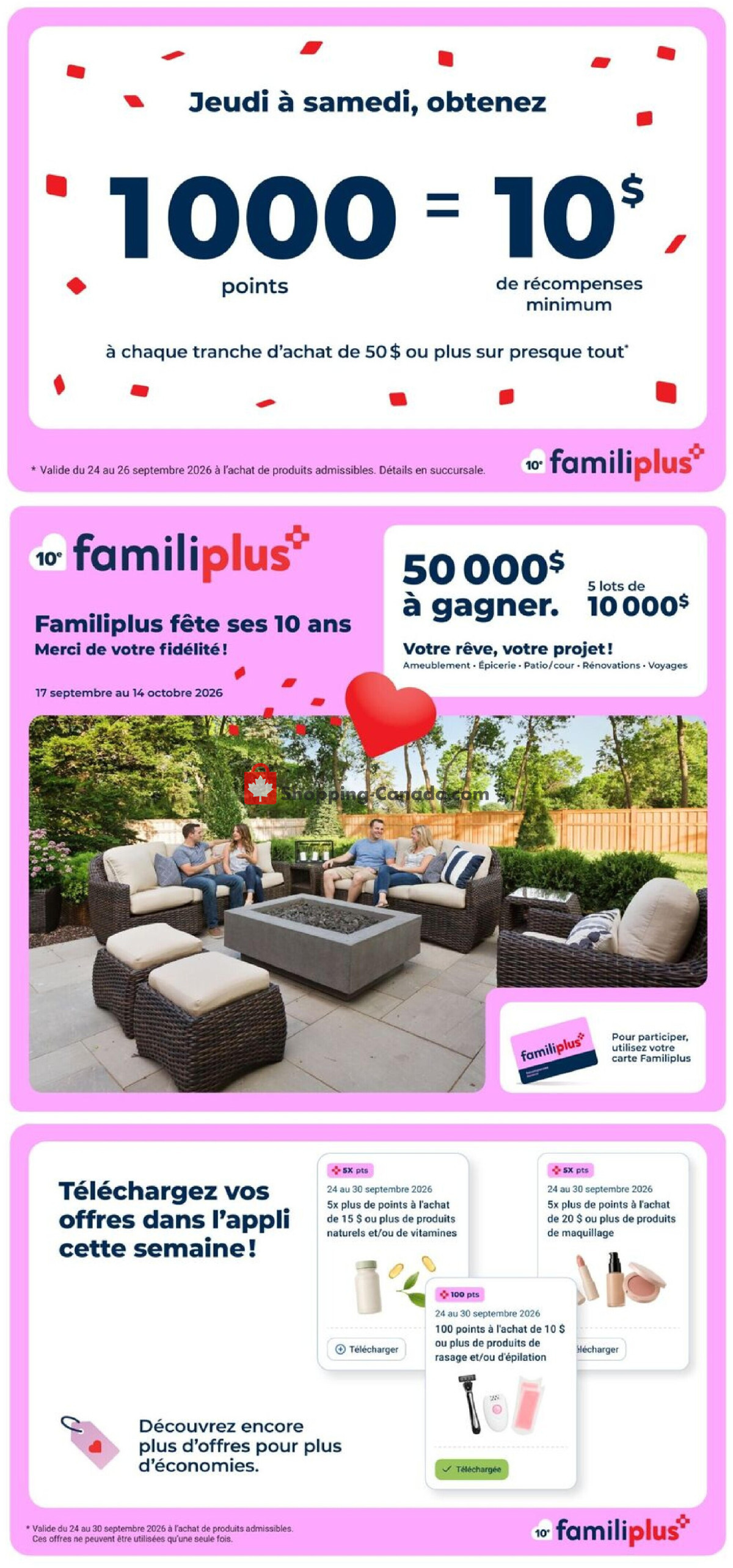 Familiprix flyer from Thursday September 24, 2026 to Wednesday September 30, 2026 - page 3