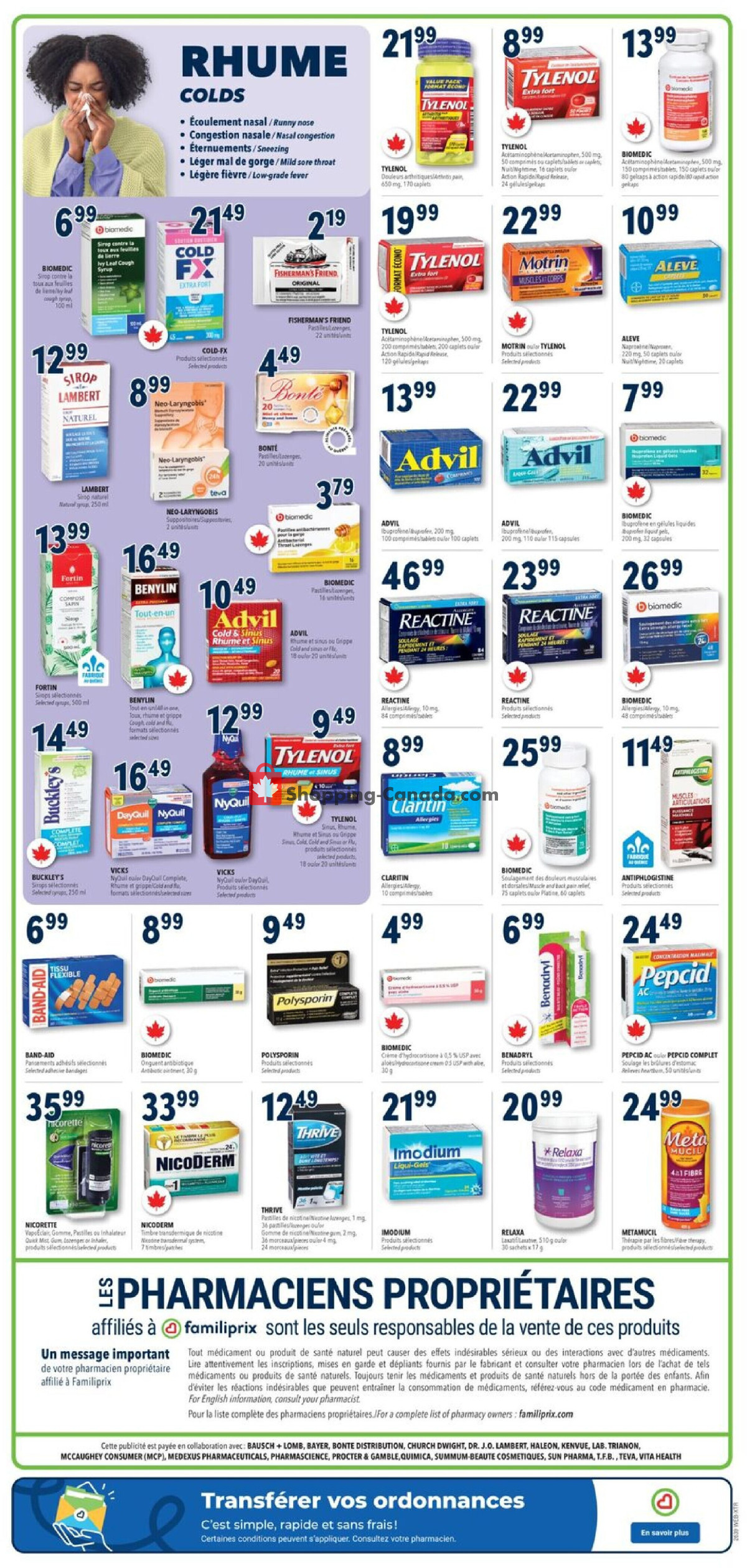 Familiprix flyer from Thursday September 24, 2026 to Wednesday September 30, 2026 - page 4