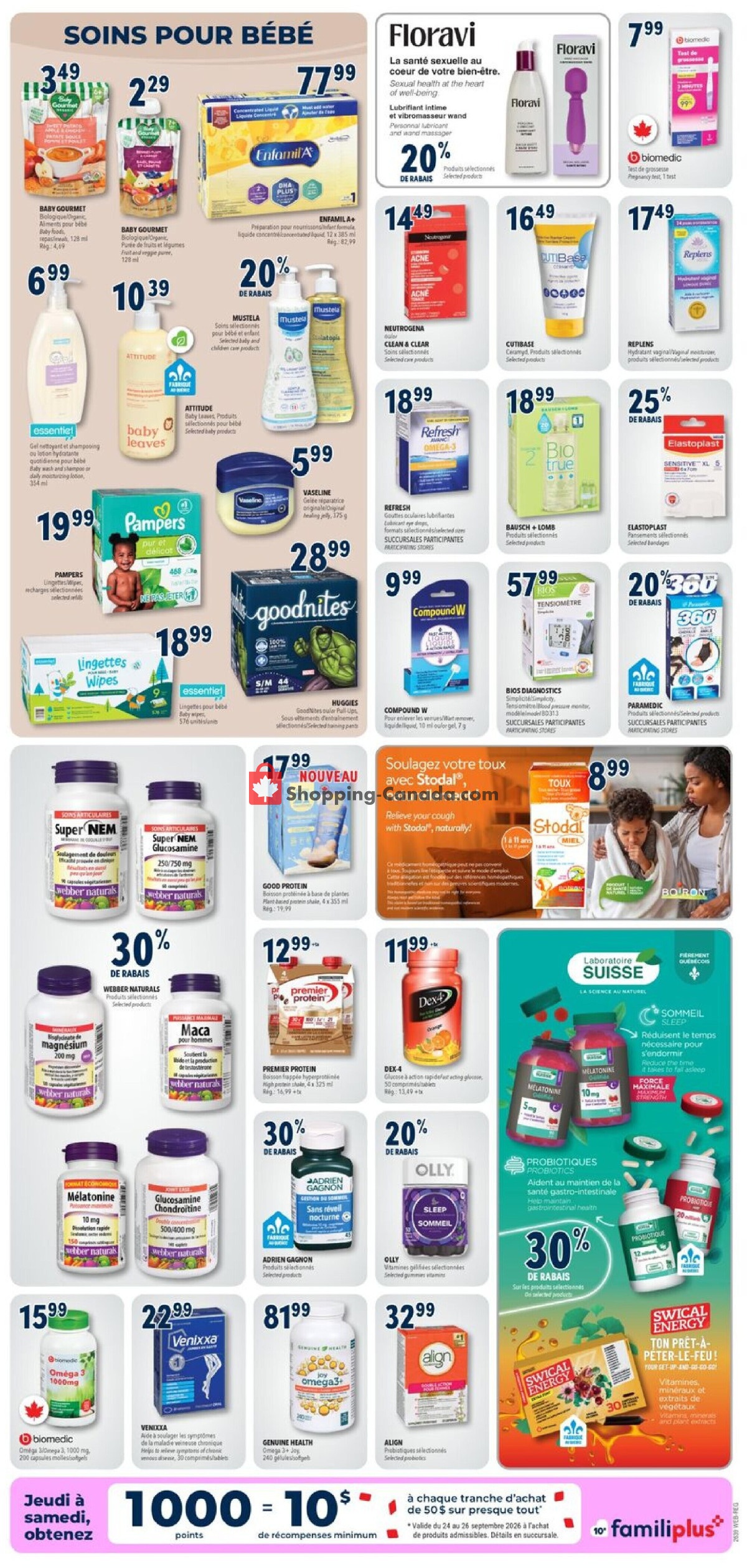 Familiprix flyer from Thursday September 24, 2026 to Wednesday September 30, 2026 - page 6