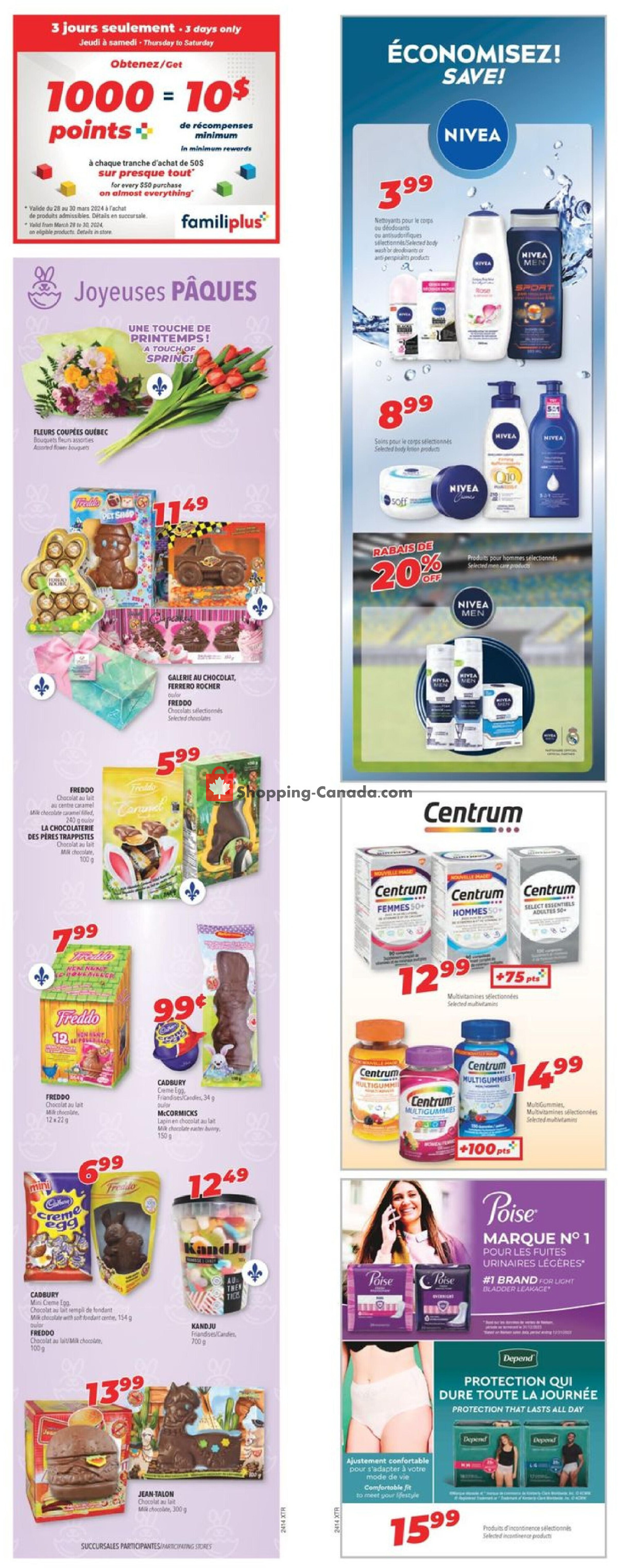 Familiprix flyer from Thursday March 28, 2024 to Wednesday April 3, 2024 - page 3