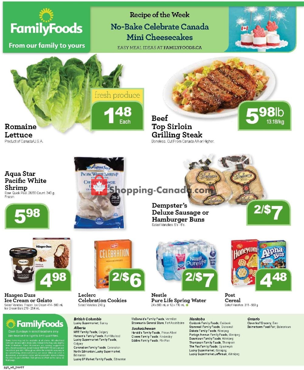 Family Foods flyer from Friday June 21, 2019 to Thursday June 27, 2019 - page 8