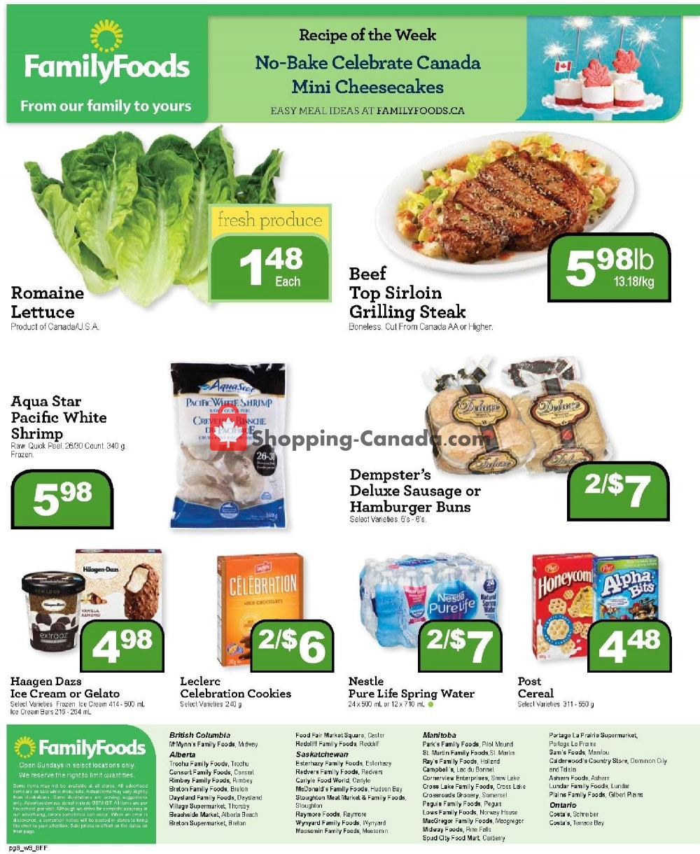 Family Foods flyer from Friday June 21, 2019 to Thursday June 27, 2019 - page 8