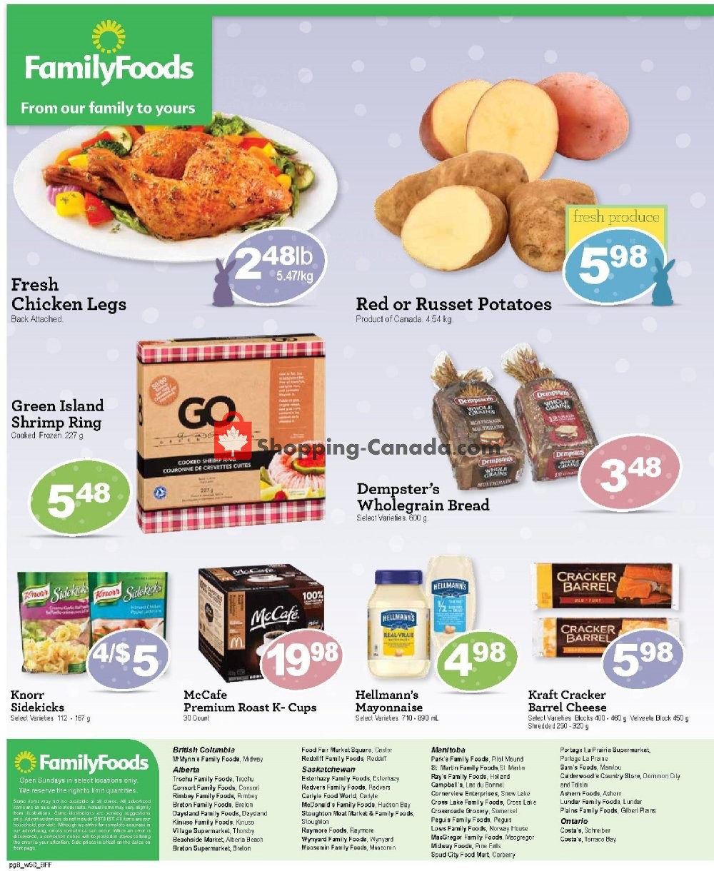 Family Foods flyer from Friday April 12, 2019 to Thursday April 18, 2019 - page 8