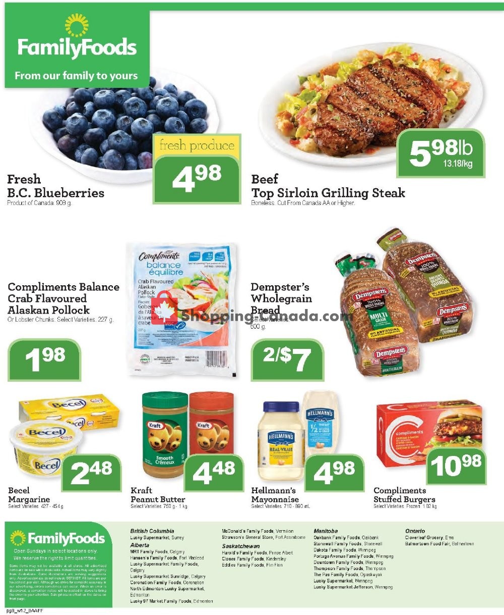 Family Foods flyer from Friday July 19, 2019 to Thursday July 25, 2019 - page 8