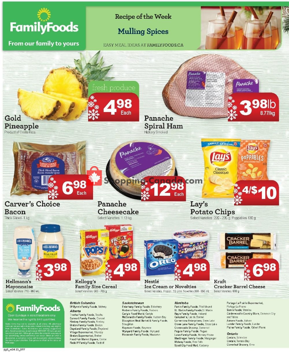 Family Foods flyer from Friday December 18, 2020 to Thursday December 31, 2020 - page 8
