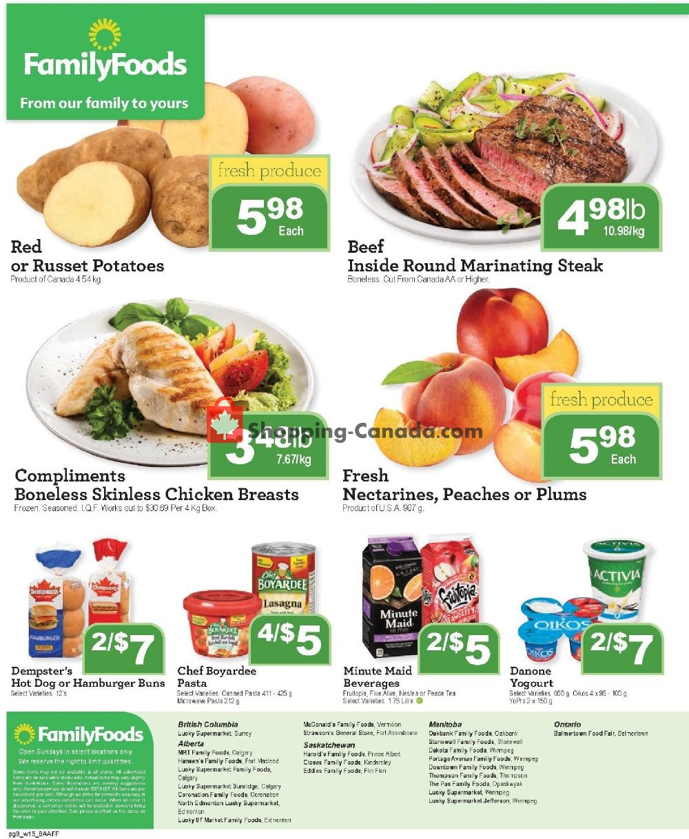 Family Foods flyer from Friday August 7, 2020 to Thursday August 13, 2020 - page 8