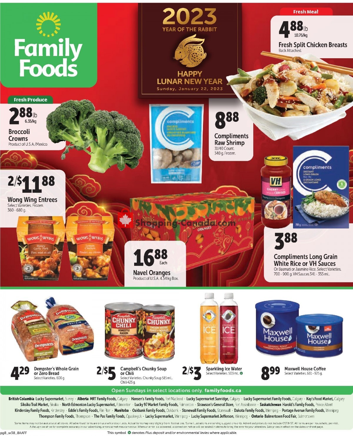 Family Foods flyer from Thursday January 19, 2023 to Wednesday January 25, 2023 - page 8