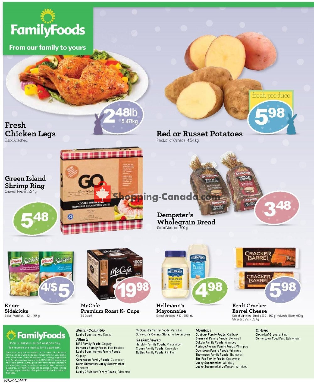 Family Foods flyer from Friday April 12, 2019 to Thursday April 18, 2019 - page 8