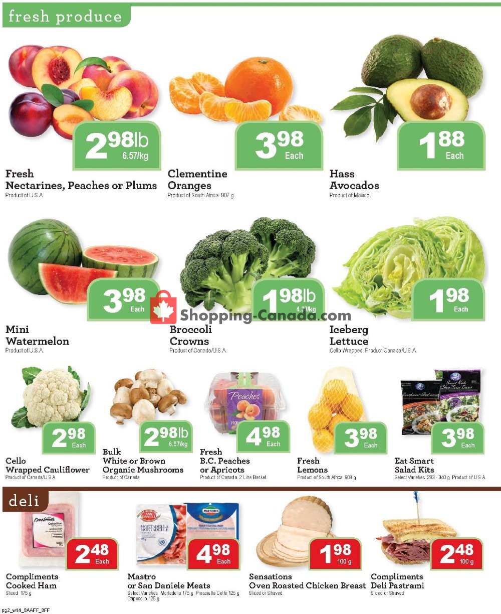 Family Foods flyer from Friday August 2, 2019 to Thursday August 8, 2019 - page 2