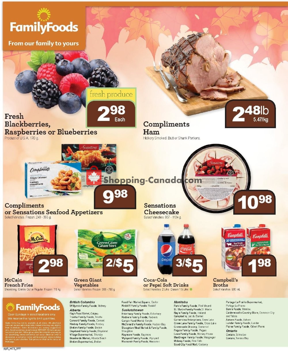 Family Foods flyer from Friday October 4, 2019 to Thursday October 10, 2019 - page 8