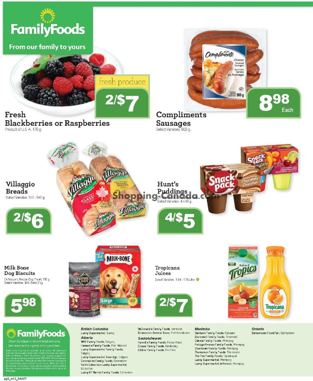 Family Foods flyer from Friday July 3, 2020 to Thursday July 9, 2020 - page 8