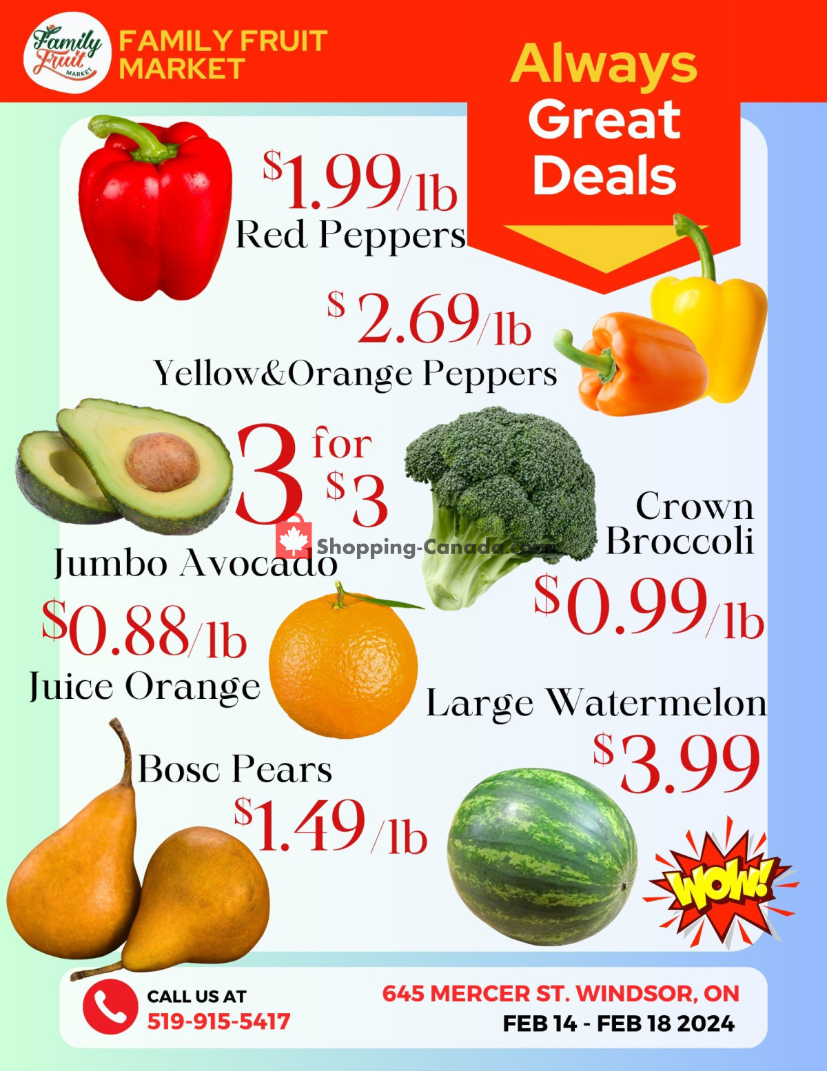 Family Fruit Market flyer from Tuesday February 13, 2024 to Sunday February 18, 2024 - page 2