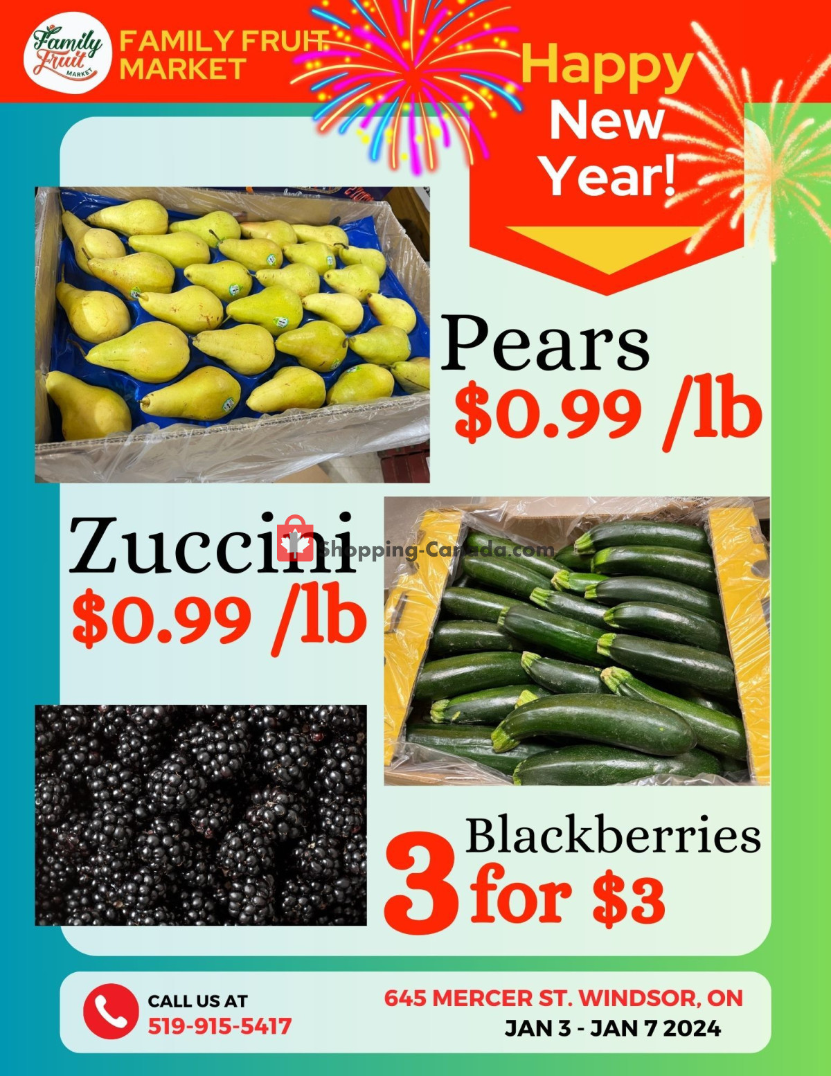 Family Fruit Market flyer from Wednesday January 3, 2024 to Sunday January 7, 2024 - page 2