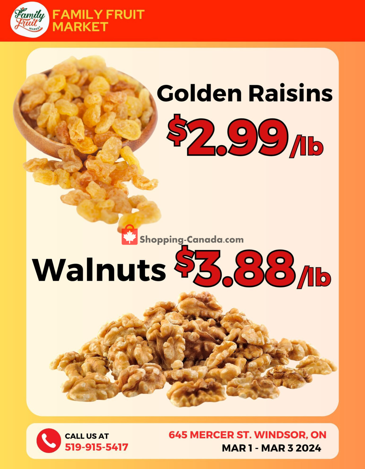 Family Fruit Market flyer from Friday March 1, 2024 to Sunday March 3, 2024 - page 2