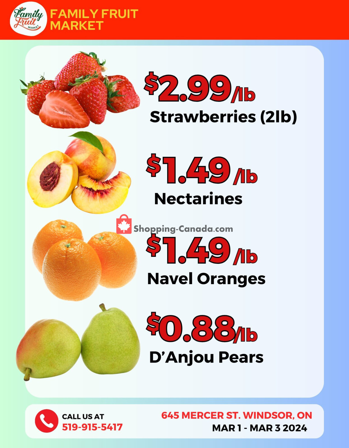 Family Fruit Market flyer from Friday March 1, 2024 to Sunday March 3, 2024 - page 5