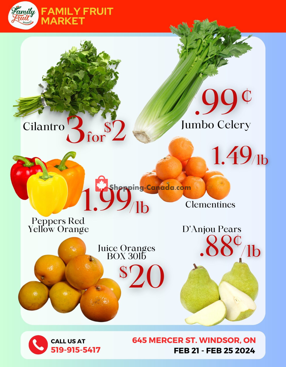 Family Fruit Market flyer from Wednesday February 21, 2024 to Sunday February 25, 2024 - page 2