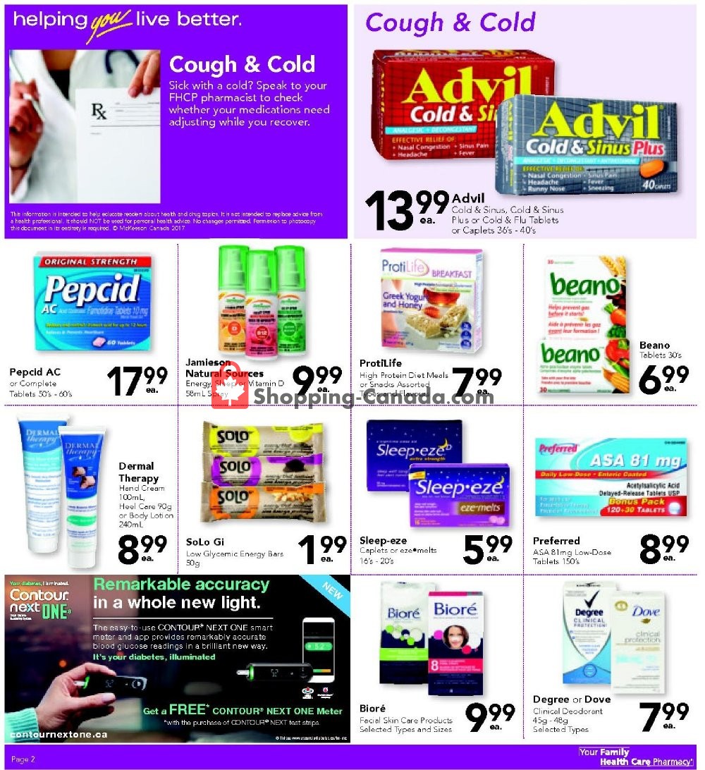 Family Healthcare Pharmacy flyer from Friday December 1, 2017 to Thursday December 28, 2017 - page 2