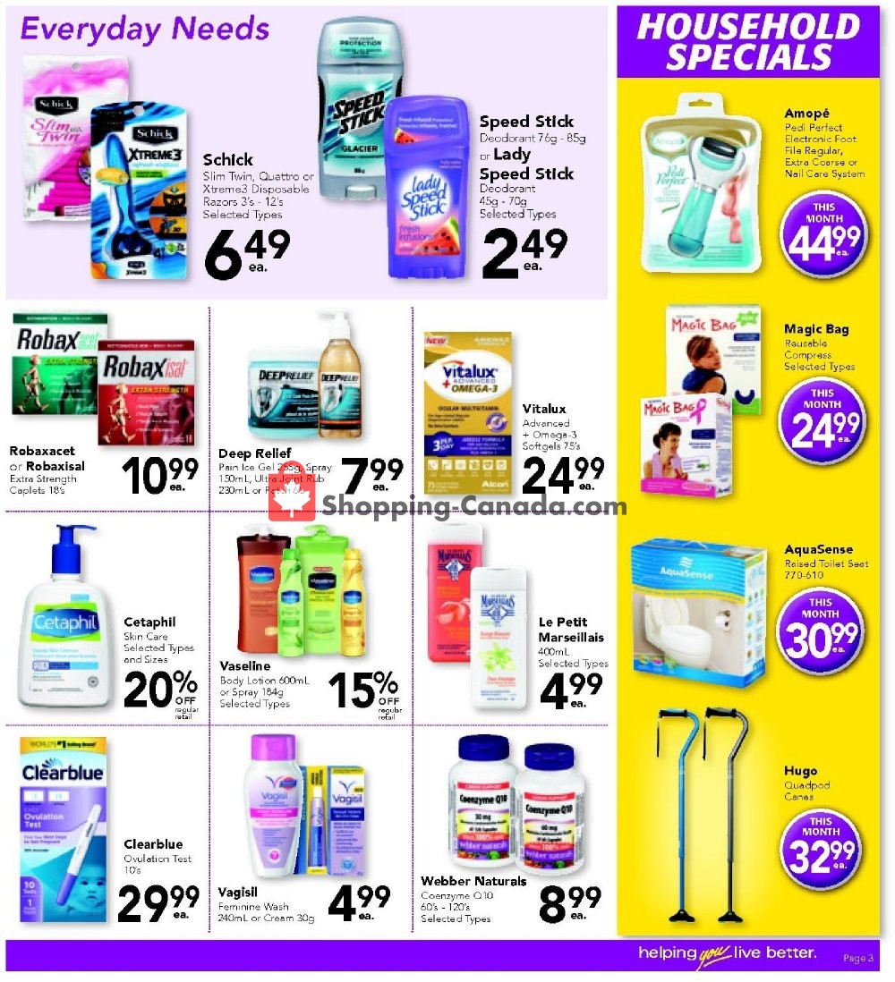 Family Healthcare Pharmacy flyer from Friday December 1, 2017 to Thursday December 28, 2017 - page 3