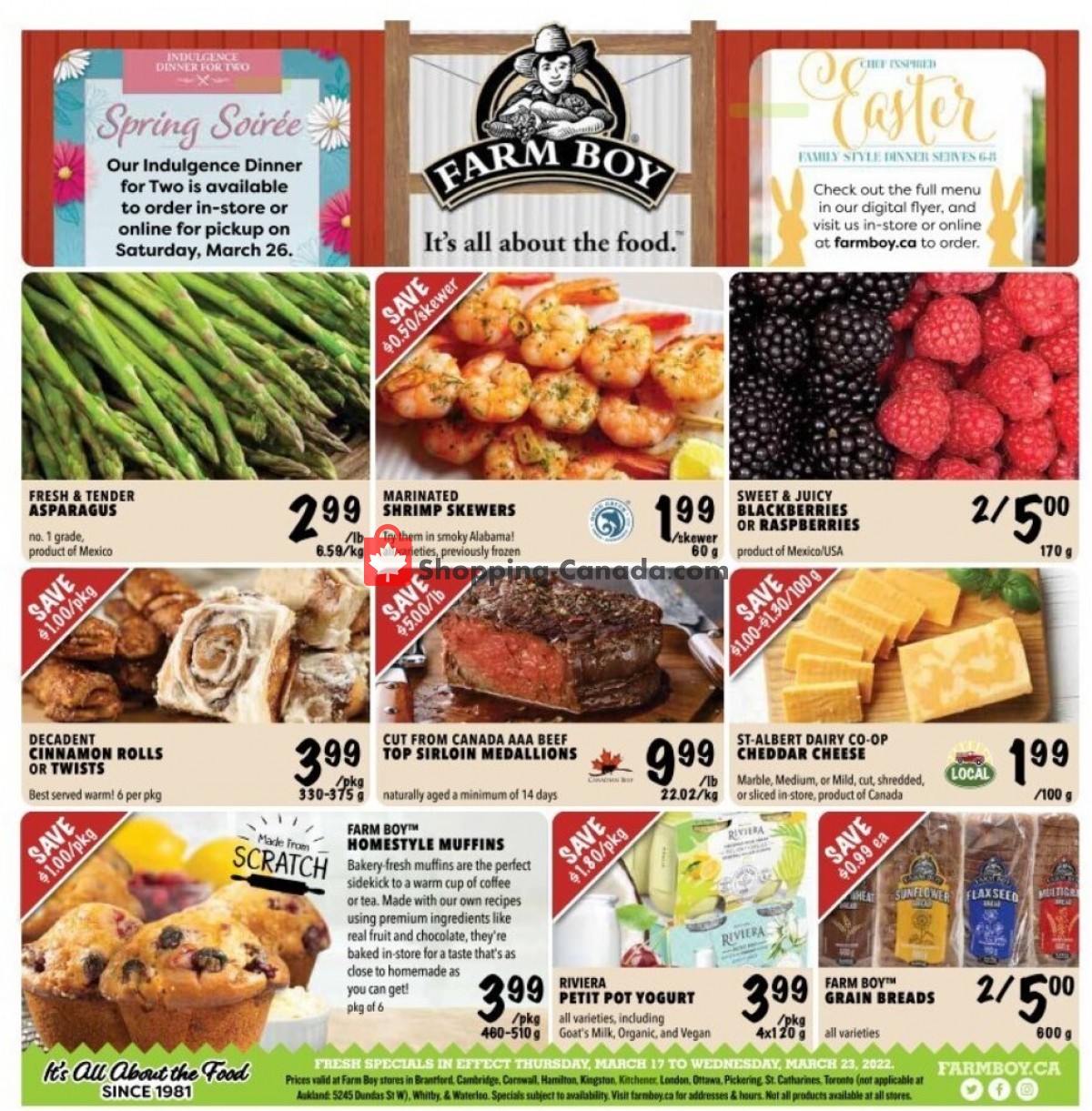Farm Boy Canada Flyer Amazing Savings March 17 March 23 22 Shopping Canada