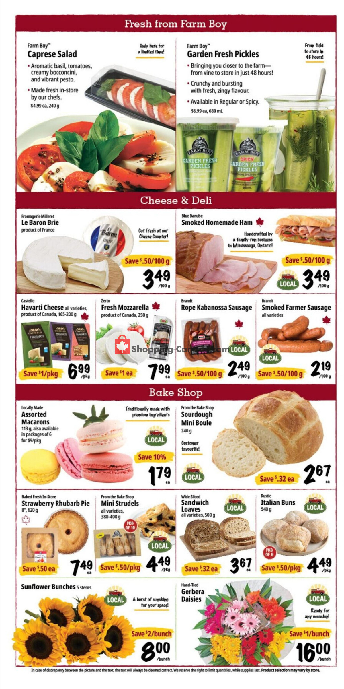 Farm Boy flyer from Thursday August 13, 2026 to Wednesday August 19, 2026 - page 3
