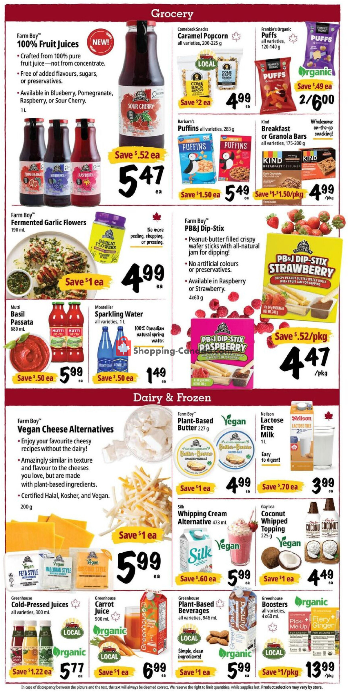 Farm Boy flyer from Thursday August 6, 2026 to Wednesday August 12, 2026 - page 4