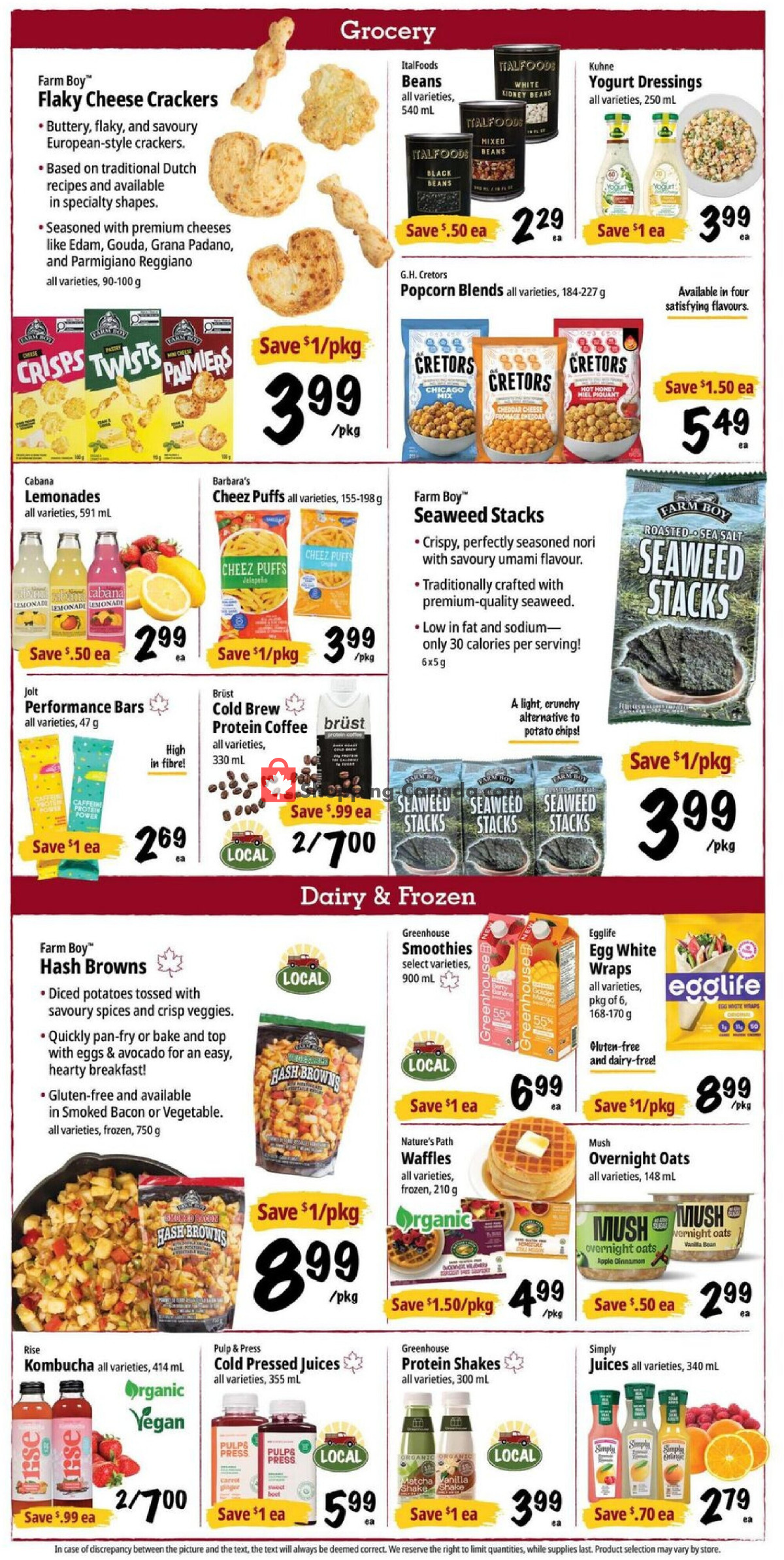 Farm Boy flyer from Thursday July 16, 2026 to Wednesday July 22, 2026 - page 4