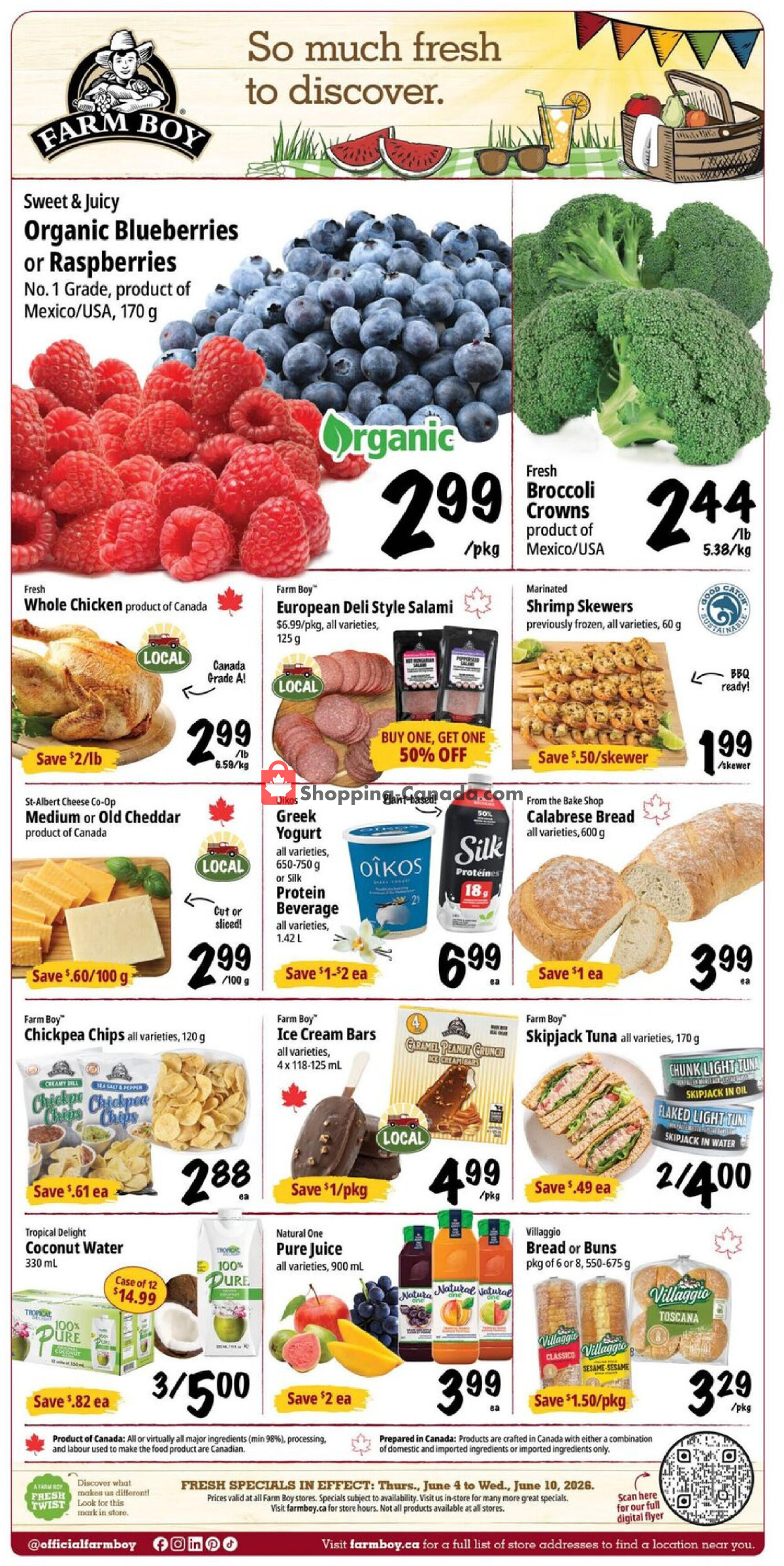 Farm Boy flyer from Thursday June 4, 2026 to Wednesday June 10, 2026 - page 1