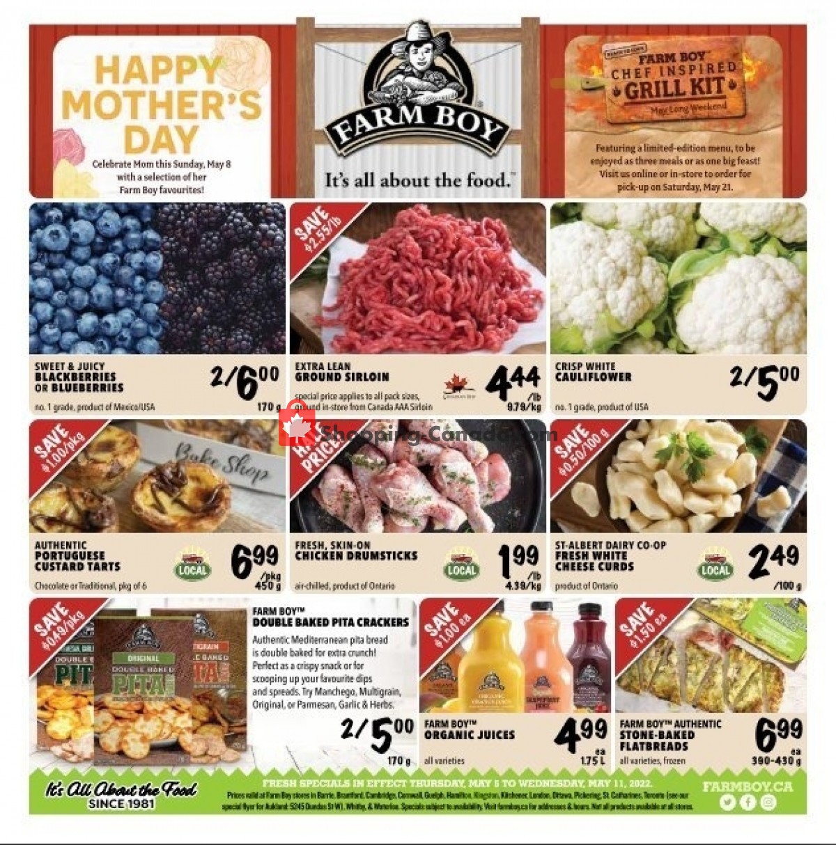 Farm Boy Canada Flyer Happy Mother S Day May 5 May 11 22 Shopping Canada