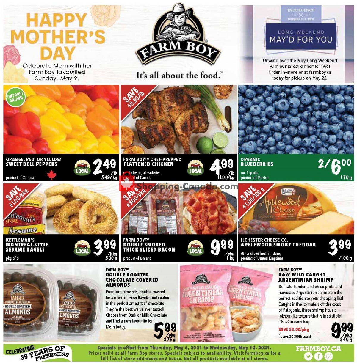 Farm Boy Canada Flyer Happy Mother S Day May 6 May 12 21 Shopping Canada