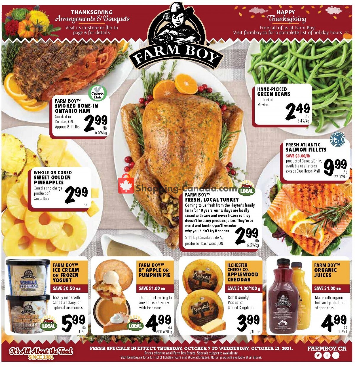 Farm Boy flyer from Thursday October 7, 2021 to Wednesday October 13, 2021 - page 1