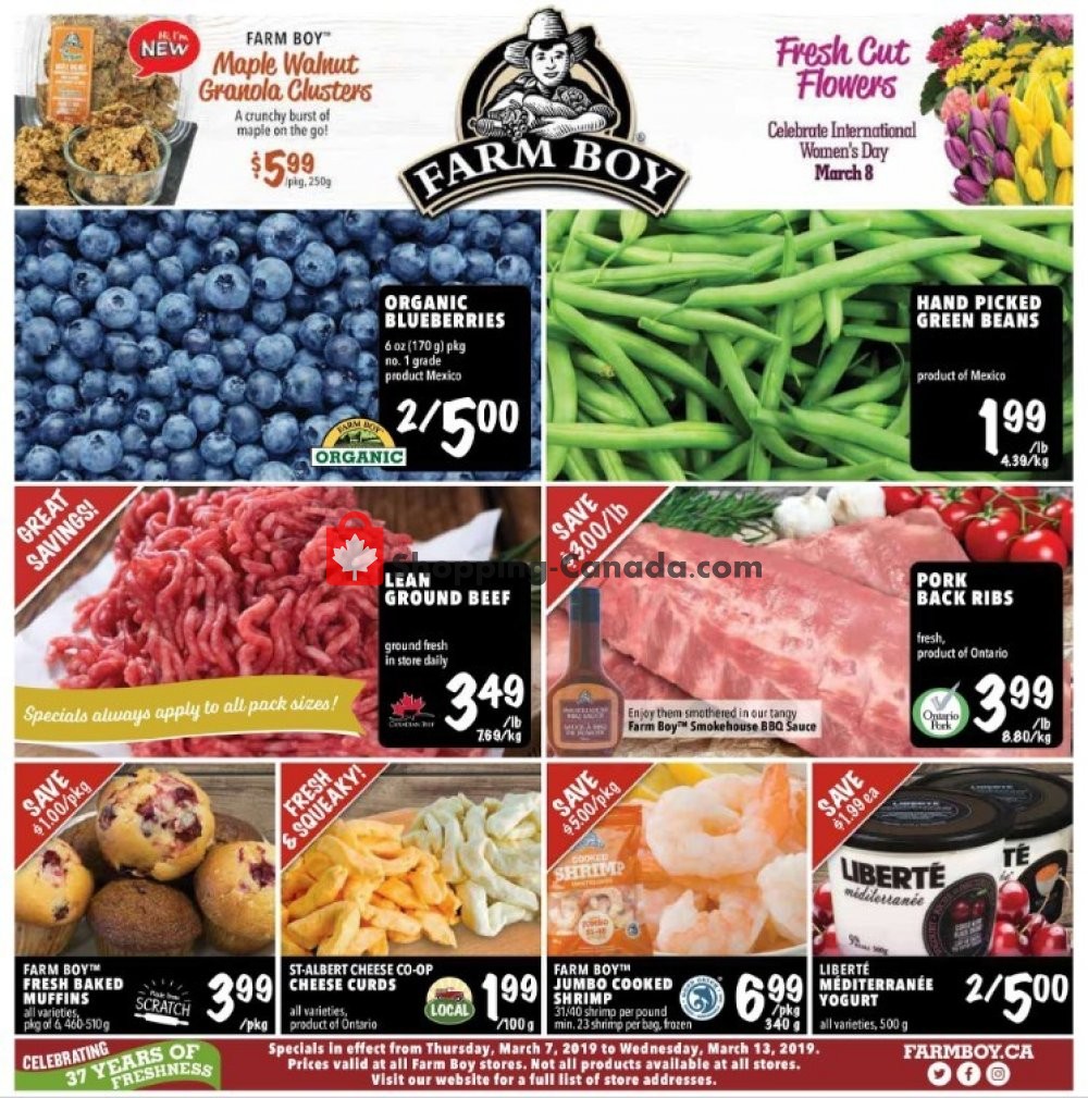 Farm Boy flyer from Thursday March 7, 2019 to Wednesday March 13, 2019 - page 1