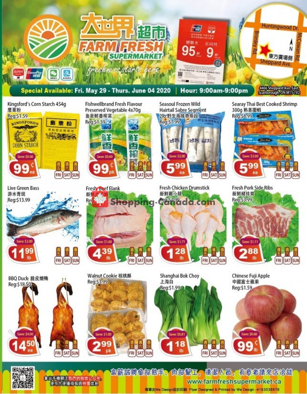 Farm Fresh Supermarkets Canada, flyer (Special Offer) May 29 June