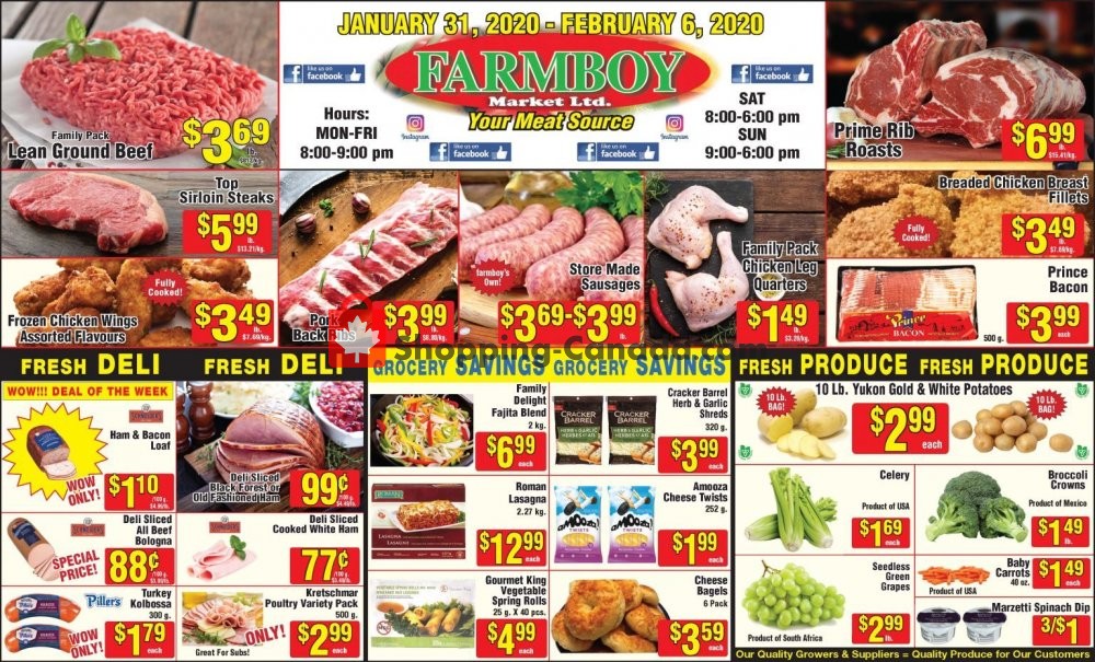 Farmboy Peterborough flyer from Friday January 31, 2020 to Thursday February 6, 2020 - page 1