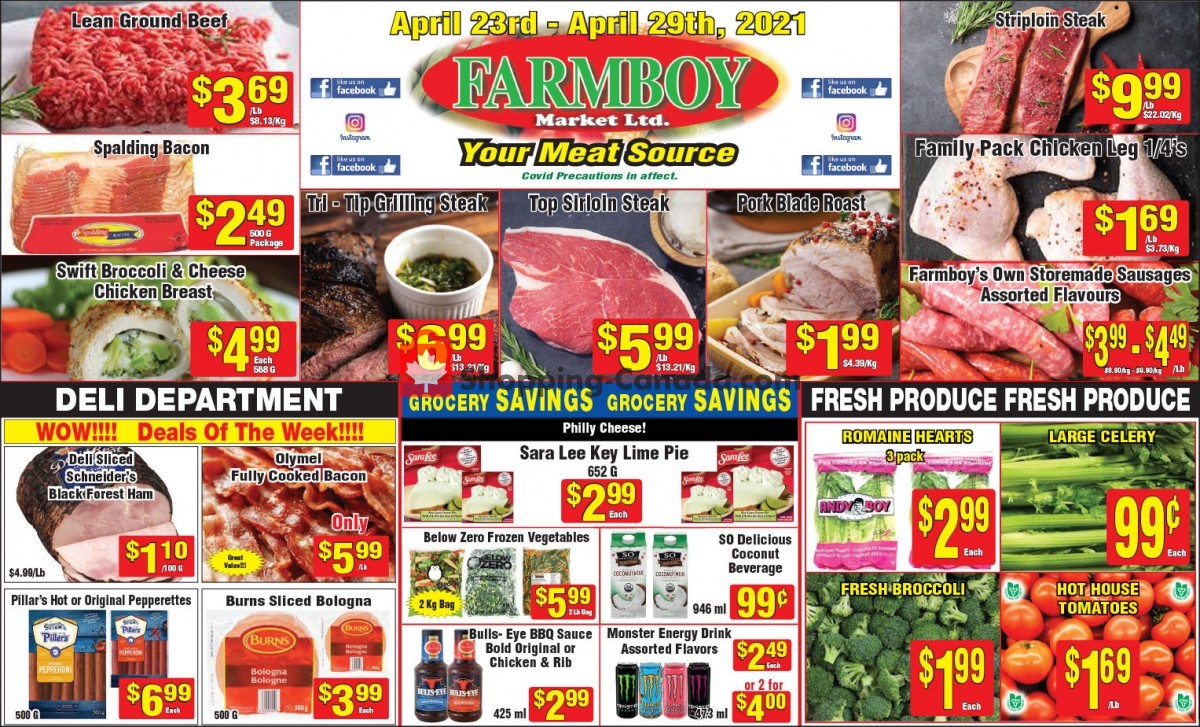 Farmboy Peterborough flyer from Friday April 23, 2021 to Thursday April 29, 2021 - page 1
