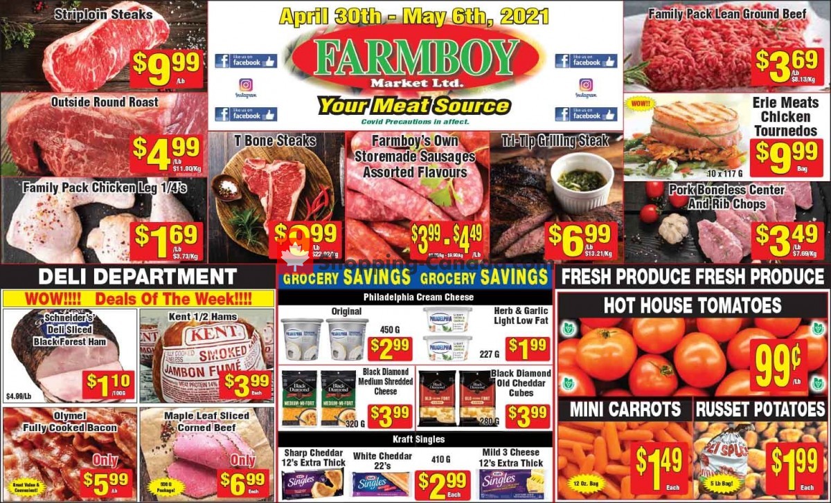 Farmboy Peterborough flyer from Friday April 30, 2021 to Thursday May 6, 2021 - page 1