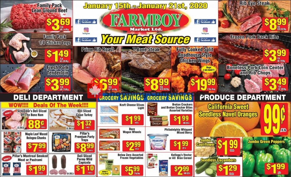 Farmboy Peterborough flyer from Friday January 15, 2021 to Thursday January 21, 2021 - page 1