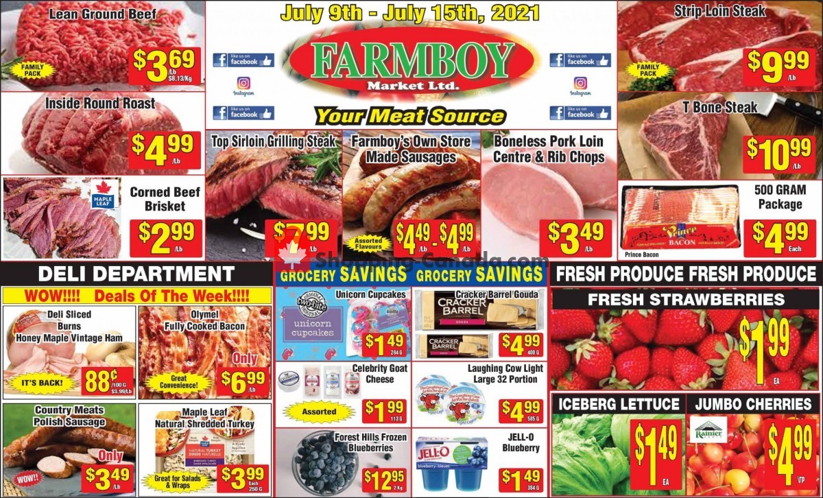Farmboy Peterborough flyer from Friday July 9, 2021 to Thursday July 15, 2021 - page 1