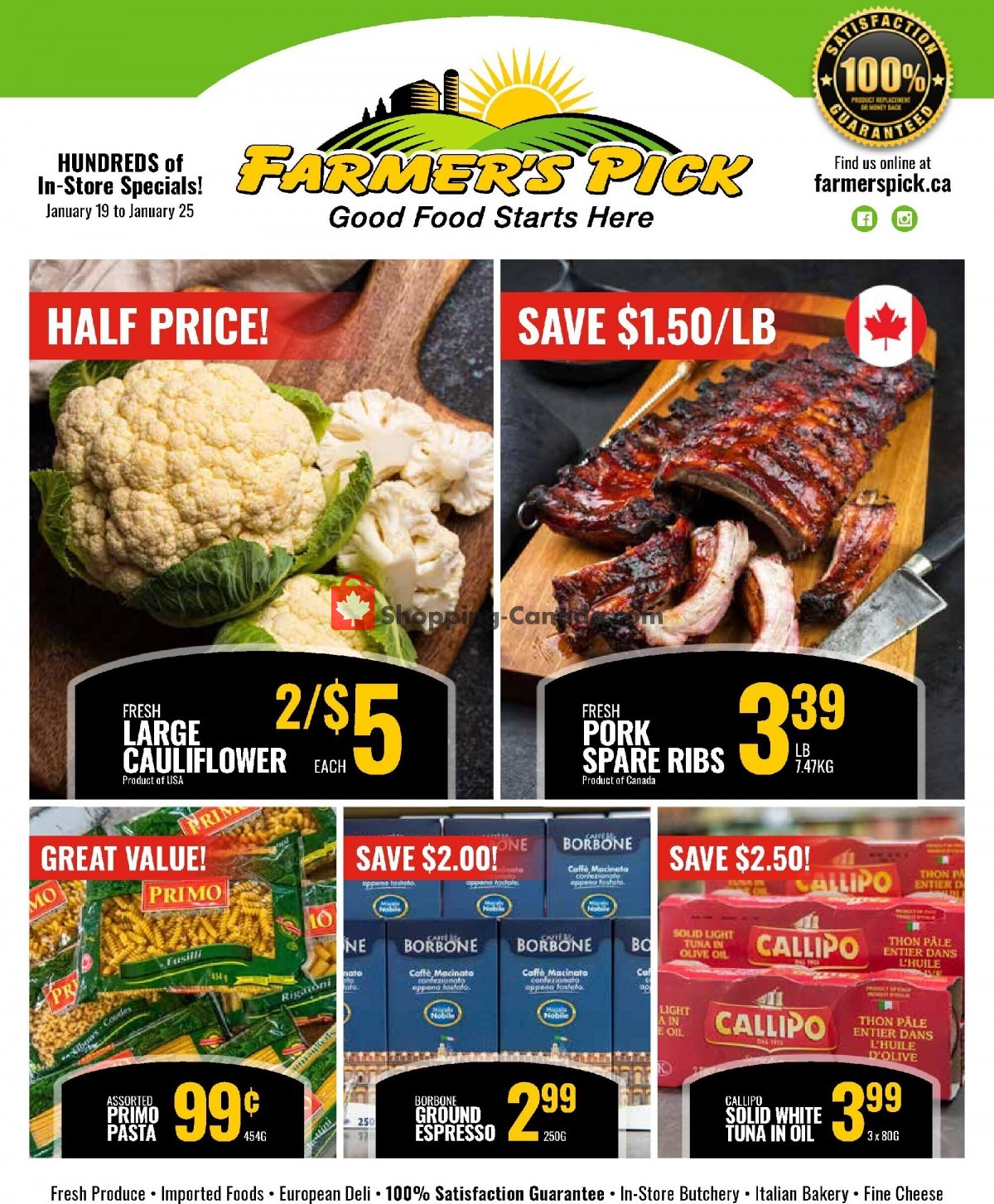 Farmers Pick flyer from Thursday January 19, 2023 to Wednesday January 25, 2023 - page 1