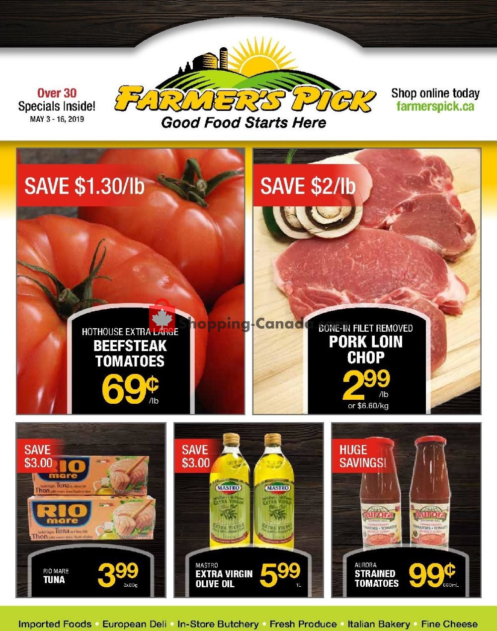 Farmers Pick flyer from Friday May 3, 2019 to Thursday May 16, 2019 - page 1