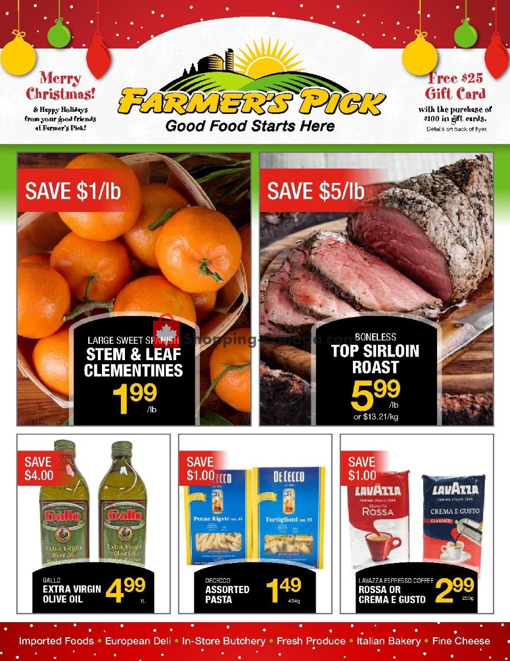 Farmers Pick Canada, flyer (Merry Christmas) December 13 December 26, 2019 Shopping Canada