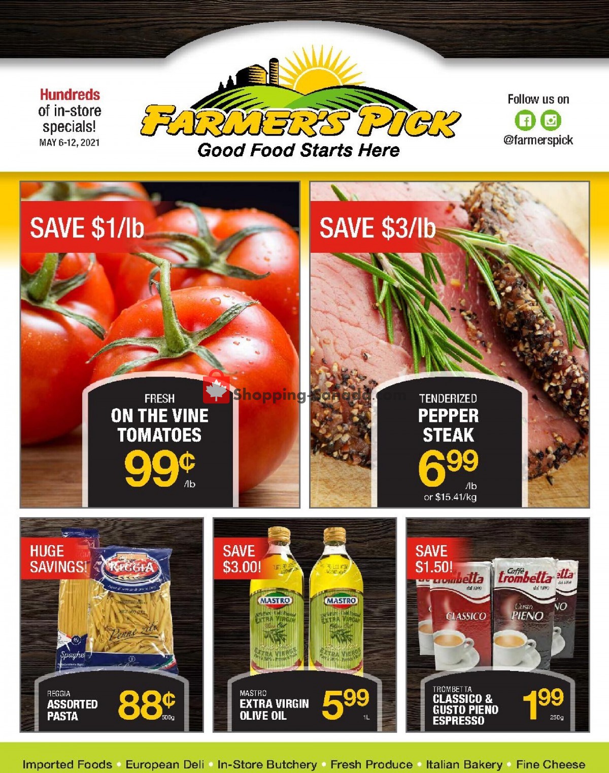 Farmers Pick flyer from Thursday May 6, 2021 to Wednesday May 12, 2021 - page 1