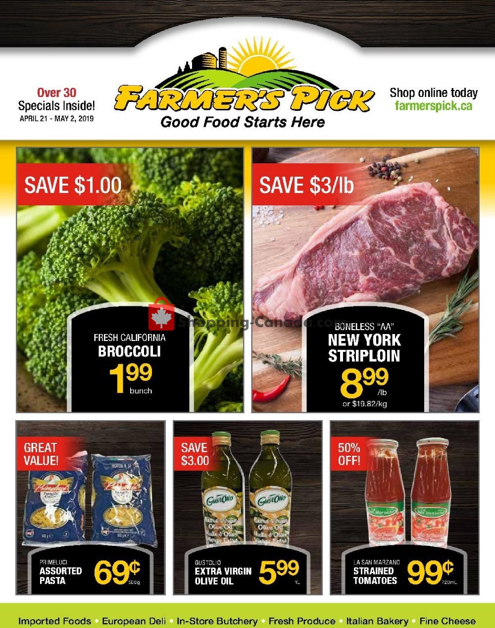 Farmers Pick flyer from Sunday April 21, 2019 to Thursday May 2, 2019 - page 1
